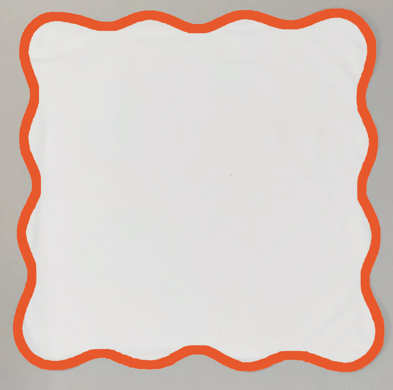 Set de 4 Servilleta de Lino Tangerine