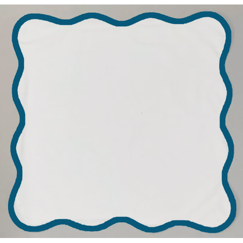 Set de 4 Servilleta de Lino Turquesa