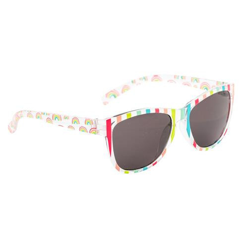 Lentes de sol diseño de arcoiris  color blanca