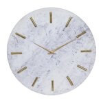 Reloj de pared en aluminio y marmol de 15"