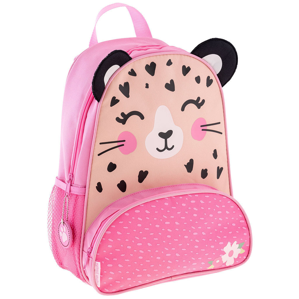 Monchila rosada diseño de leopardo 36 x 28 x 10″