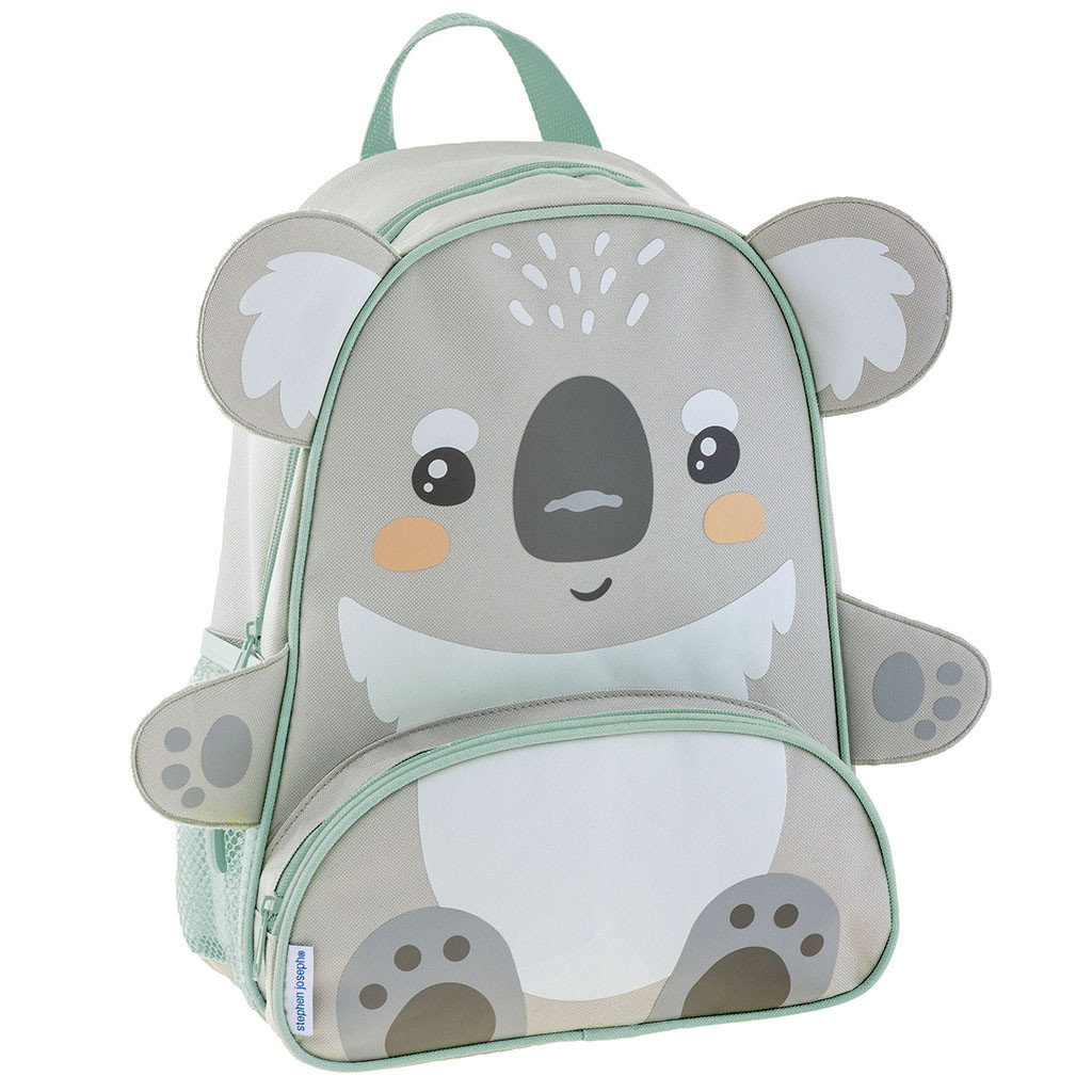 Mochila con diseño de koala gris 3.5 x 4.5″