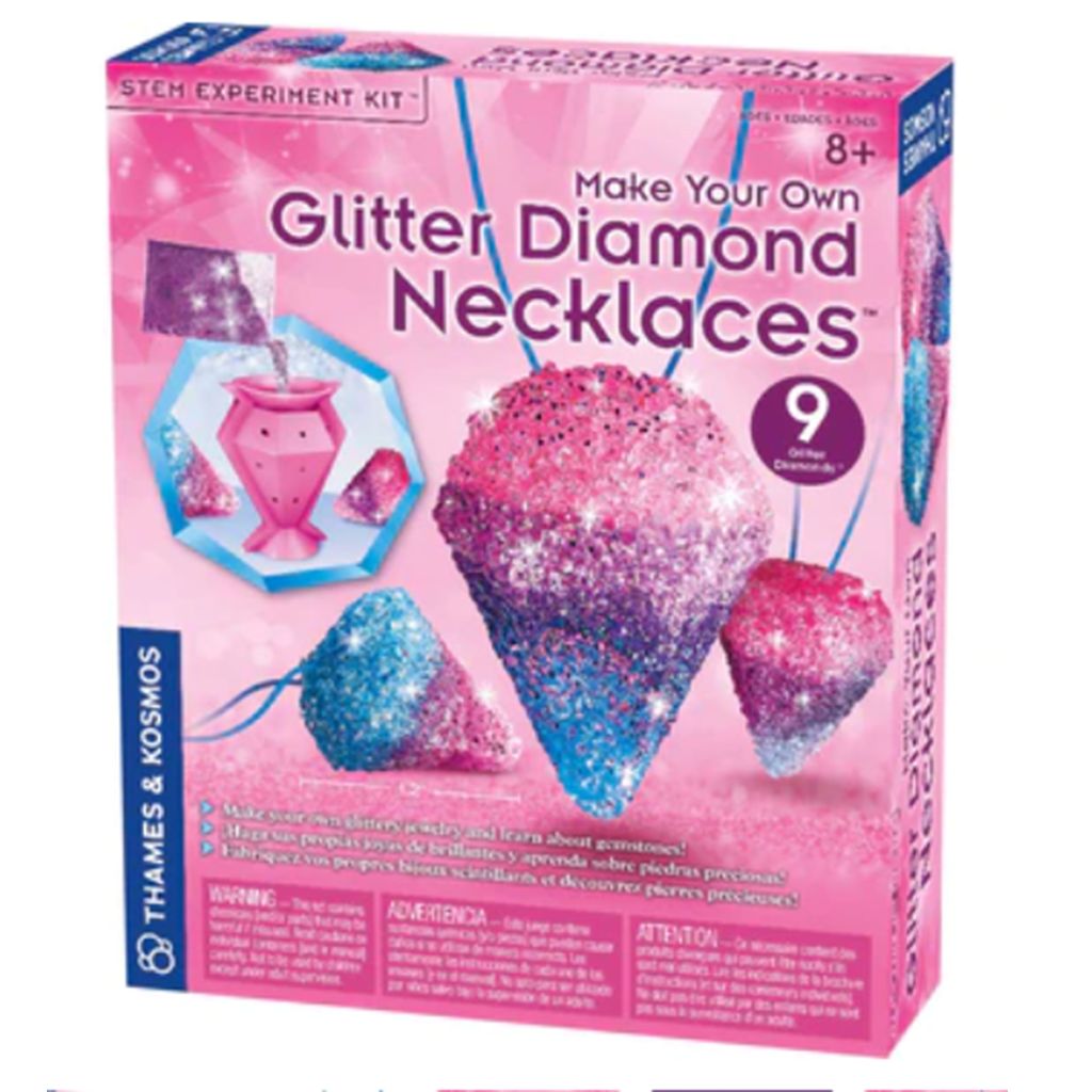 Juego de collar de diamante brillantes 7,4 x 8,8 x 2,3′