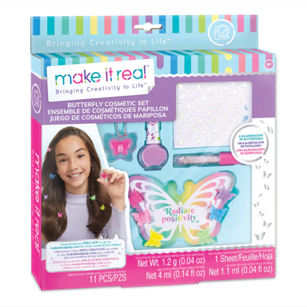 Juego de cosmeticos de mariposa 11 pcs