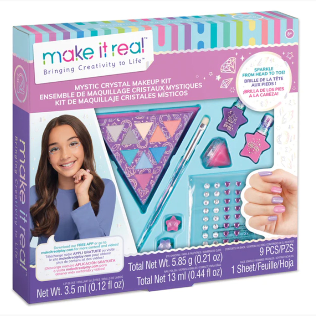 Kit de maquillaje de cristales misticos 9 pcs