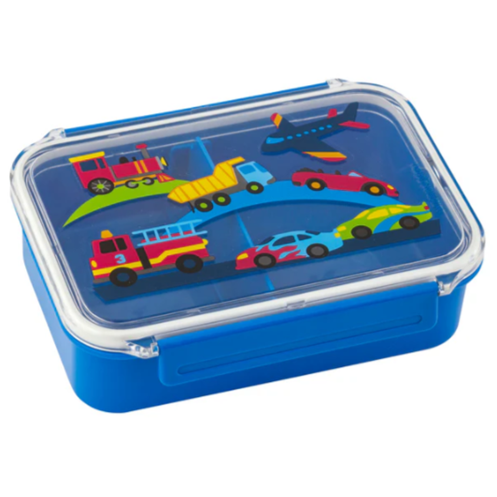 Topper merienda con diseño transportes