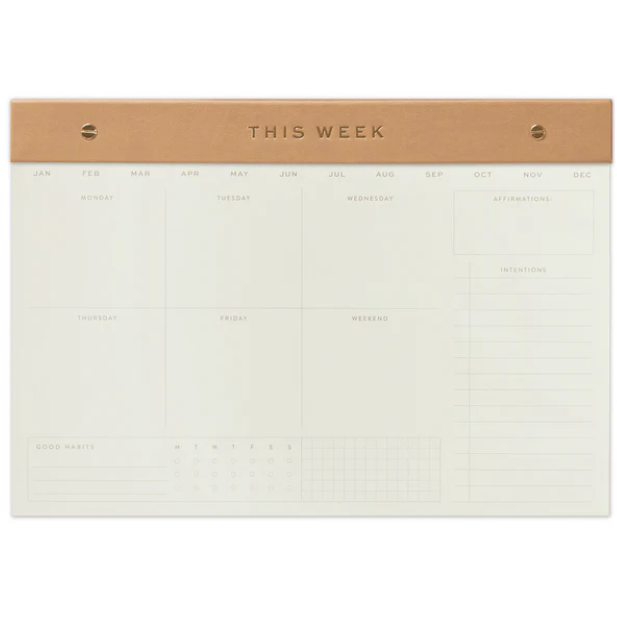 Planner Semanal – Notepad Camel
