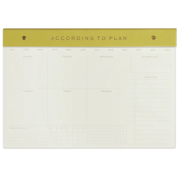 Planner Semanal – Notepad Matcha