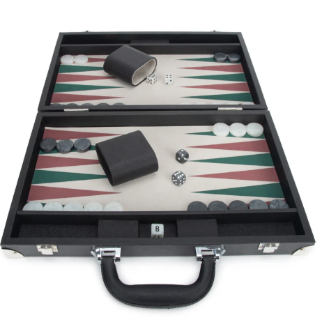 Juego de Backgammon Rowan, Negro