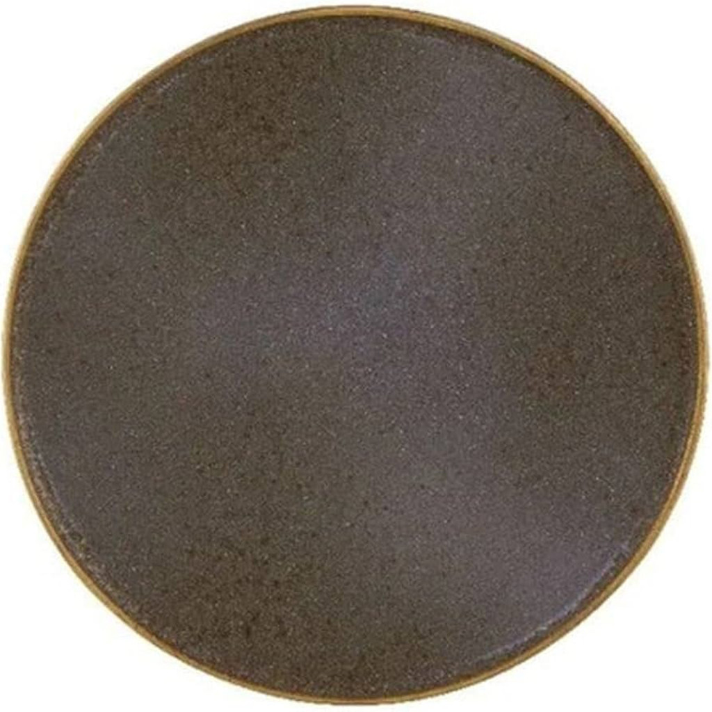 Kit de 4 platos de 22 cms para postre bronce gold stone