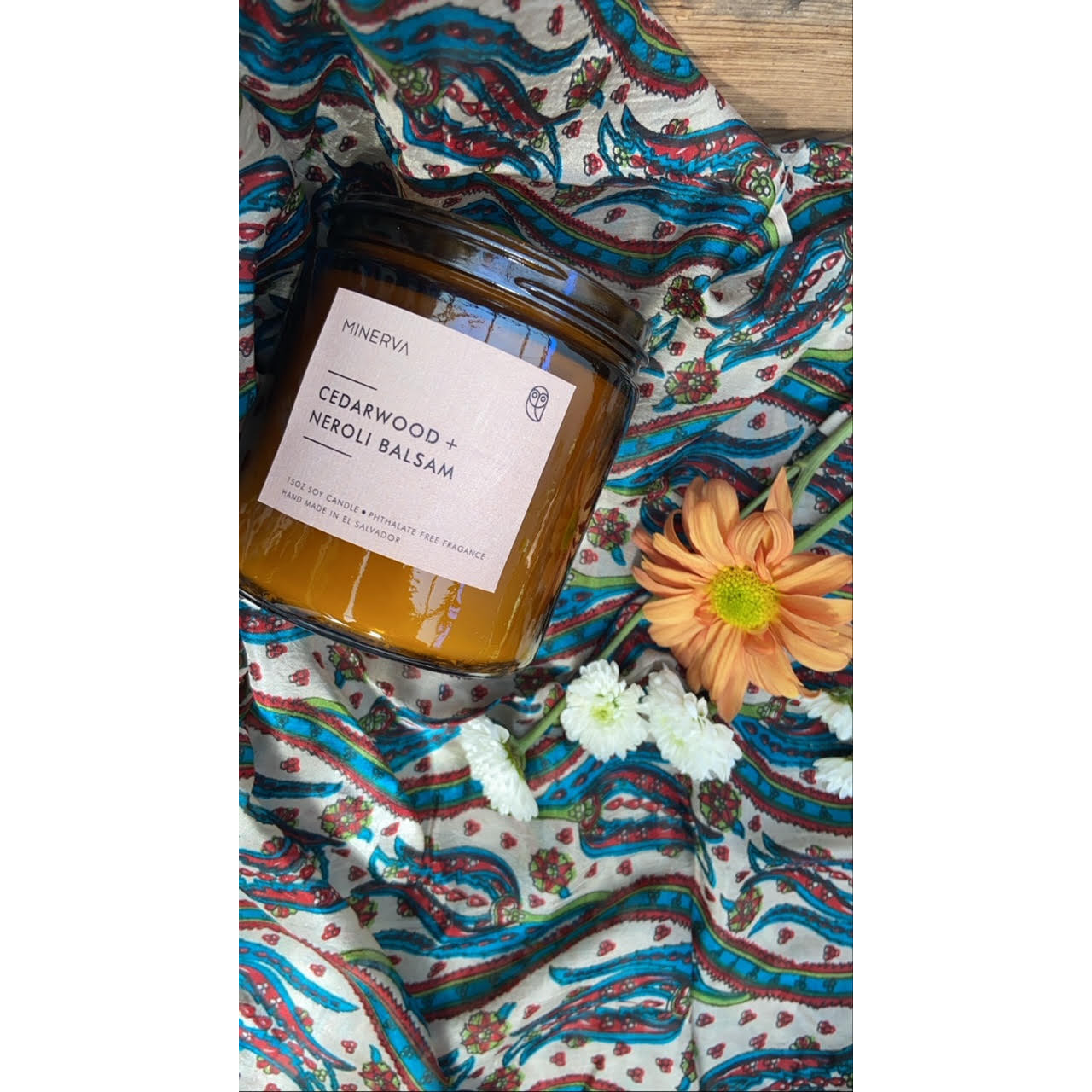 Vela cedarwood y neriol balsam 15oz