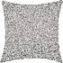 Cojin decorativo diseño zebra color gris con blanco de 50x50 en tela pt
