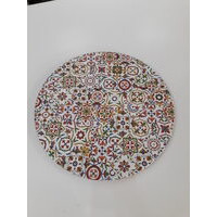 Plato base  con forro mandalas