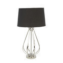 Lampara de mesa de metal de 22'' color negro