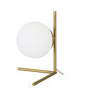 Lámpara de mesa esfera de cristal de 16 " oro