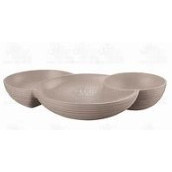 Bandeja para entremeses terra color beige 295 x 214 x h52 cm