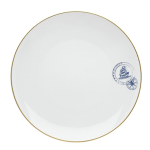 Plato grande de porcelana vajilla  transatlantica