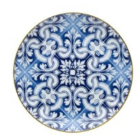 Plato para postre de porcelana vajilla transatlantica