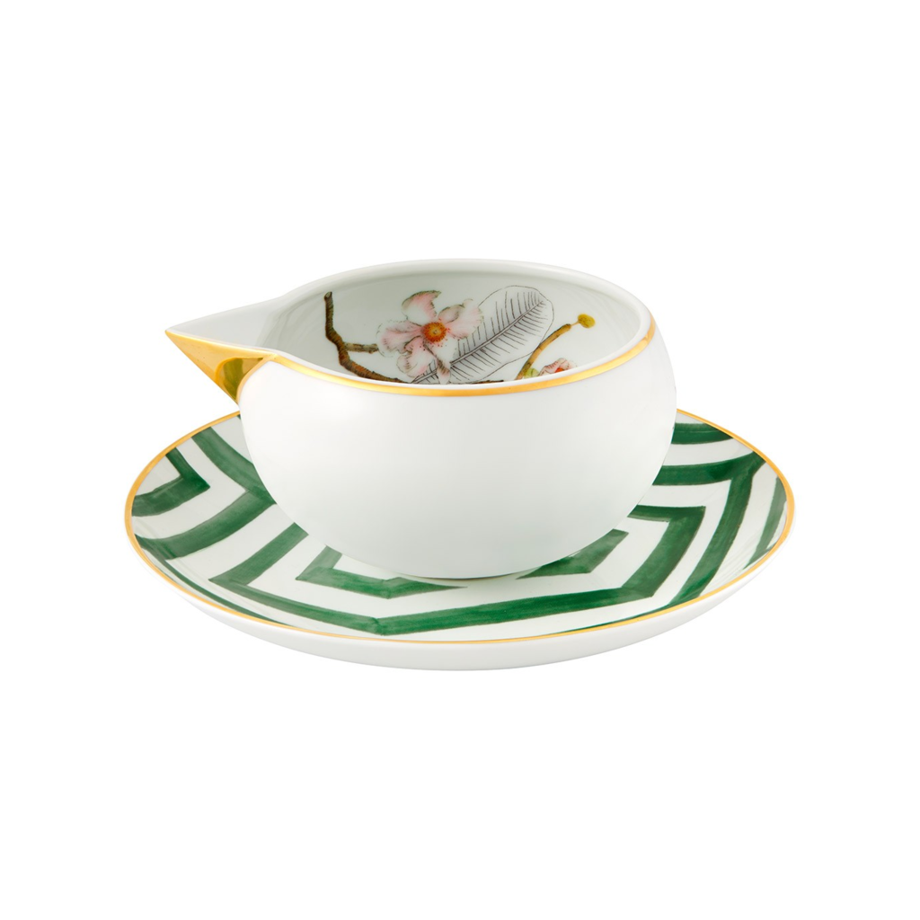 Salsera con Platillo de Porcelana, Amazonia