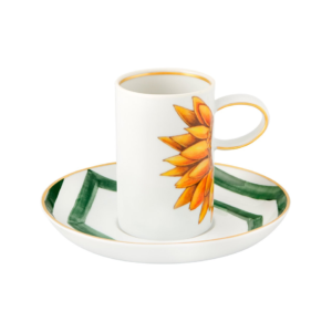 Taza de Café con Platillo de Porcelana, Amazonia