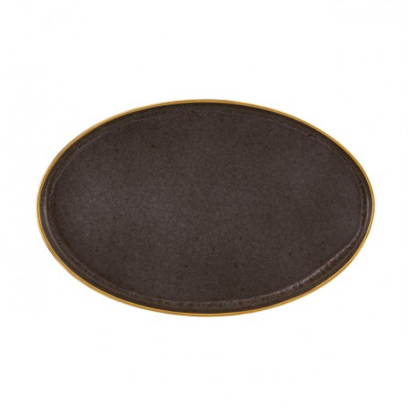 Fuente Ovalada 41cm Bonce, Gold Stone