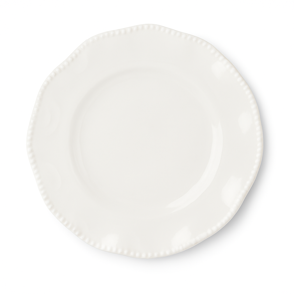 Set de 4 Platos Crema, Perlette