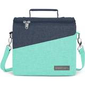 bolsa de almuerzo de 4 litros aqua con gris