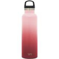 botella de agua ascent de acero inoxidable tapa de agarrarcolor rosado degradado ocre 20 oz