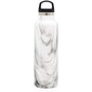 botella de agua ascent de acero inoxidable tapa de agarrar color blanco con degradado negro 32 oz