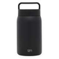 contenedor de comida de acero inoxidable negro medianoche 24 oz