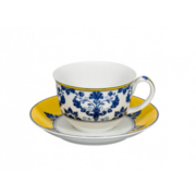 Taza con paila de porcelana Castelo Branco