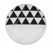 Plato para postre de 22 cm de porcelana carrara hotelware