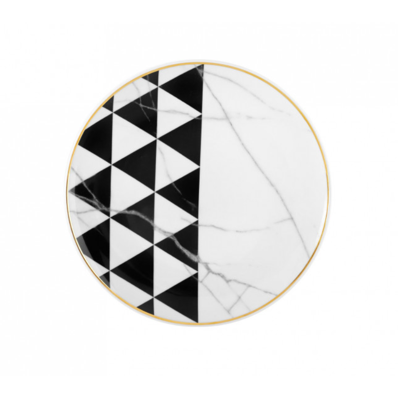 Plato para postre de 22 cm de porcelana carrara hotelware