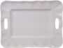 Bandeja rectangular de melamina crema 19 x15 colección perlette