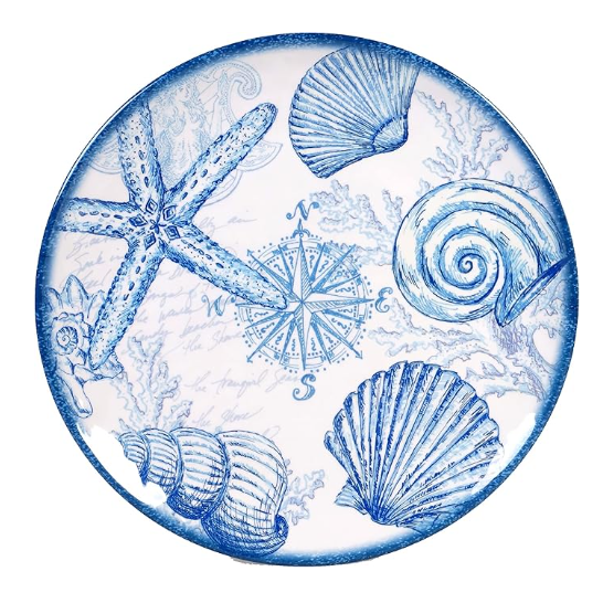 Fuente redonda de melamina 14″ oceanic