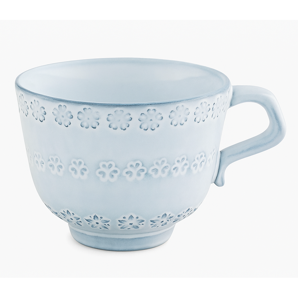 Set de 4 Tazas para Te Flora