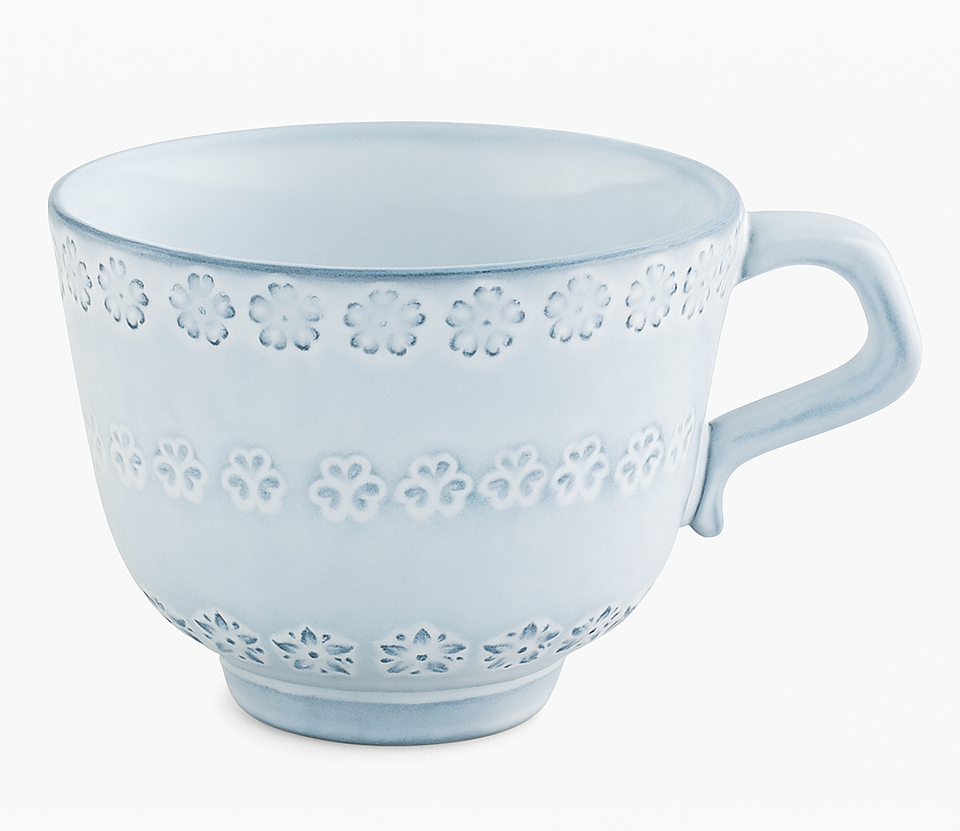 Set de 4 Tazas para Te Flora