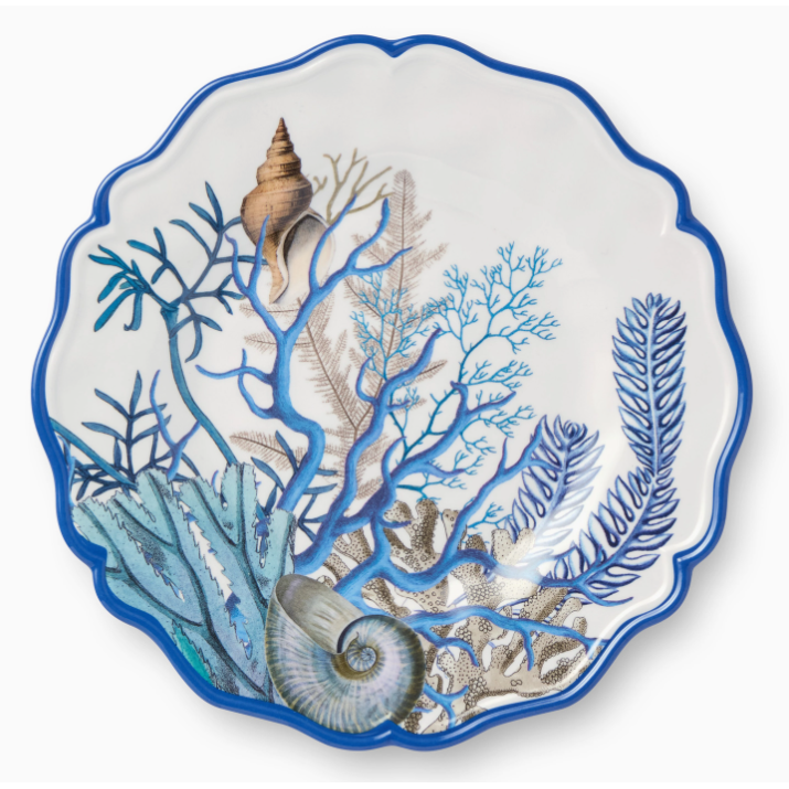 Set de 4 Platos de Ensalada Blue Lagoon