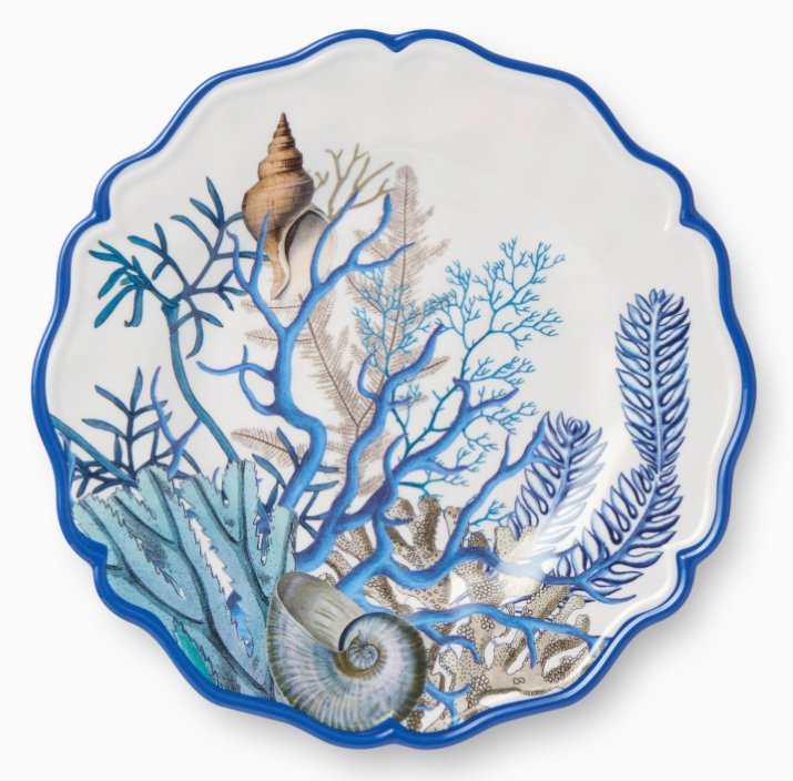 Set de 4 Platos de Ensalada Blue Lagoon