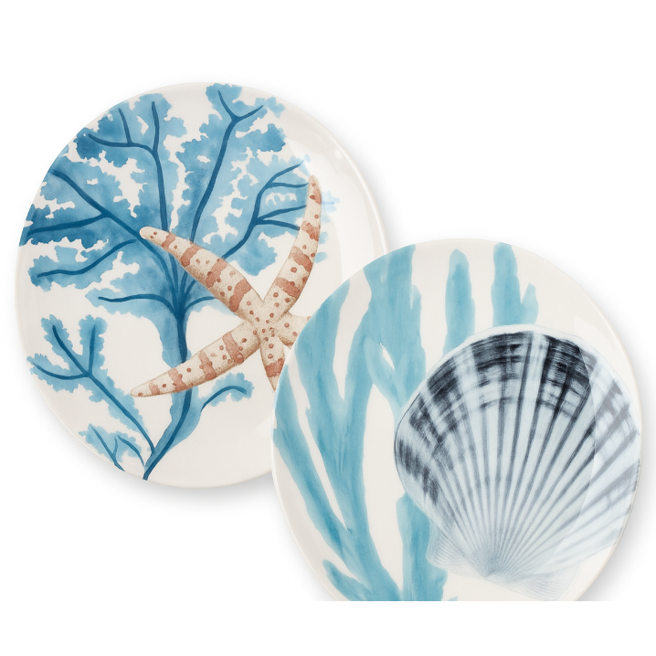 Set de 4 Platos Llanos Beyond the shore