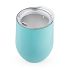 Vaso para Vino Acero Inoxidable con Tapadera, Celeste
