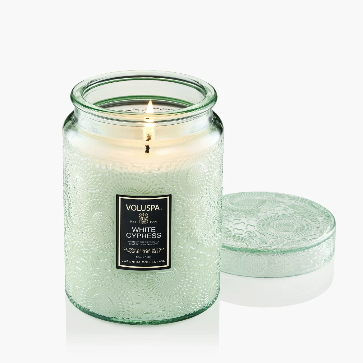 Vela White Cypress de 18 oz 100 horas