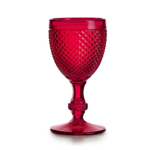 Set 4 Copas para Vino Tinto Rojo, Bicos