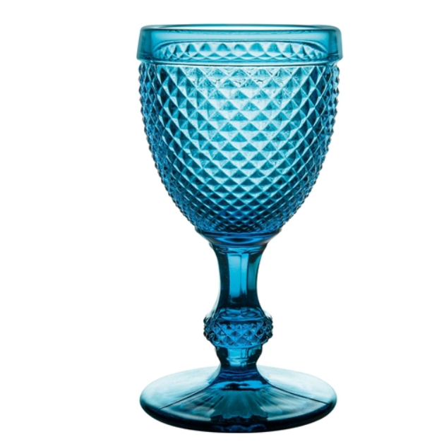 Set de 4 Copas para Vino Tinto Azul, Bicos