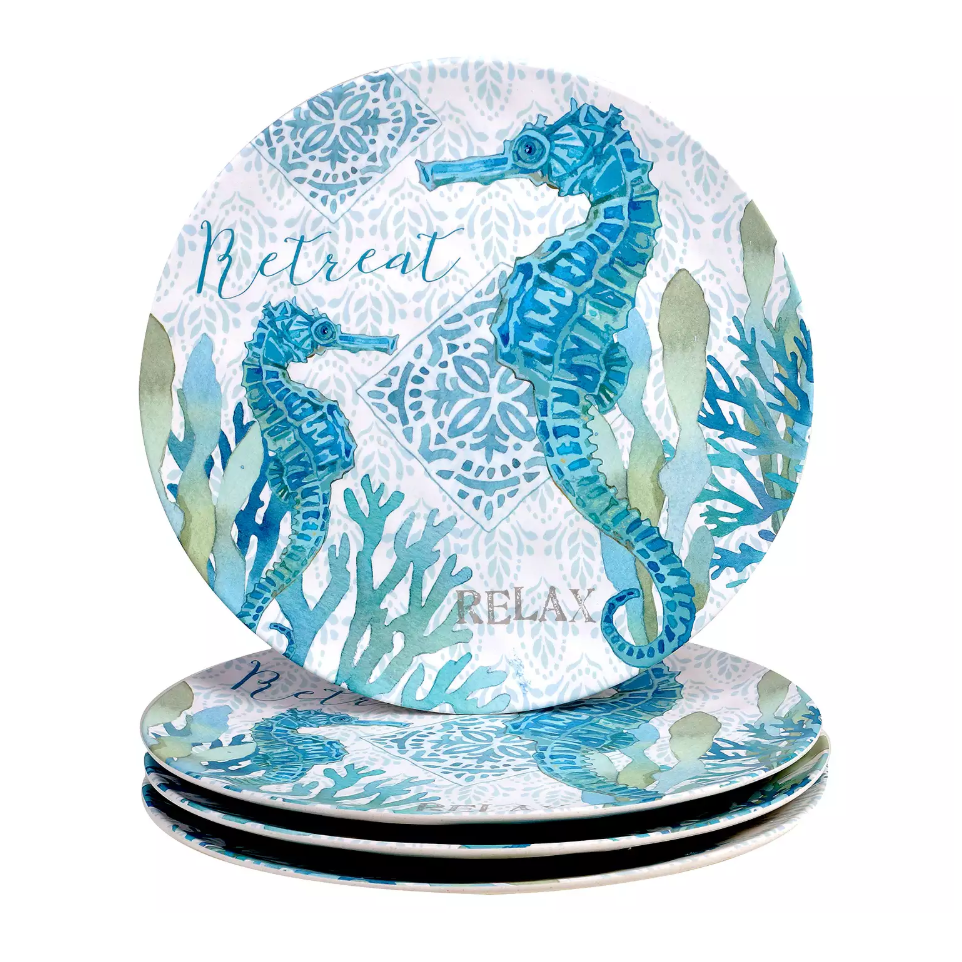 Set de 4 Platos Llanos, Beachcomber