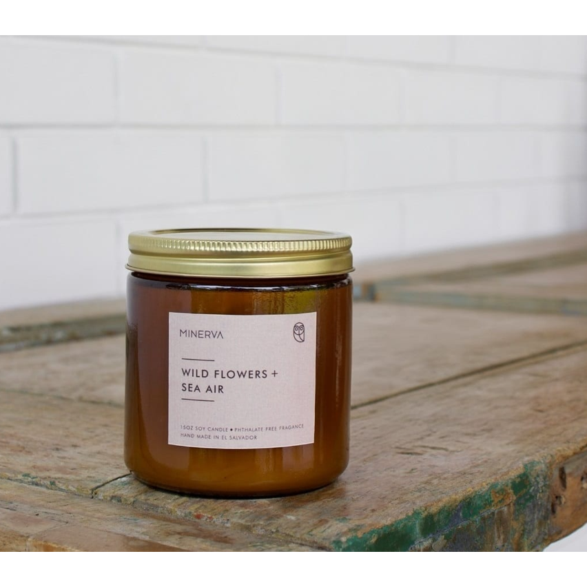 Vela minerva wild flowers & sea air 9oz