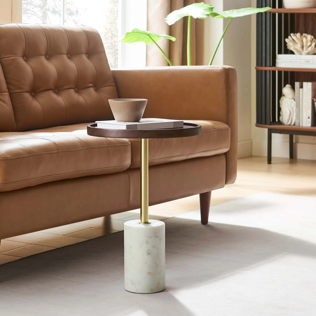 Mesa Auxiliar Side, Top de Madera