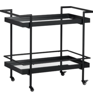 Carrito de Bar Crest, Negro