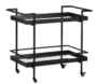 Carrito de Bar Crest, Negro