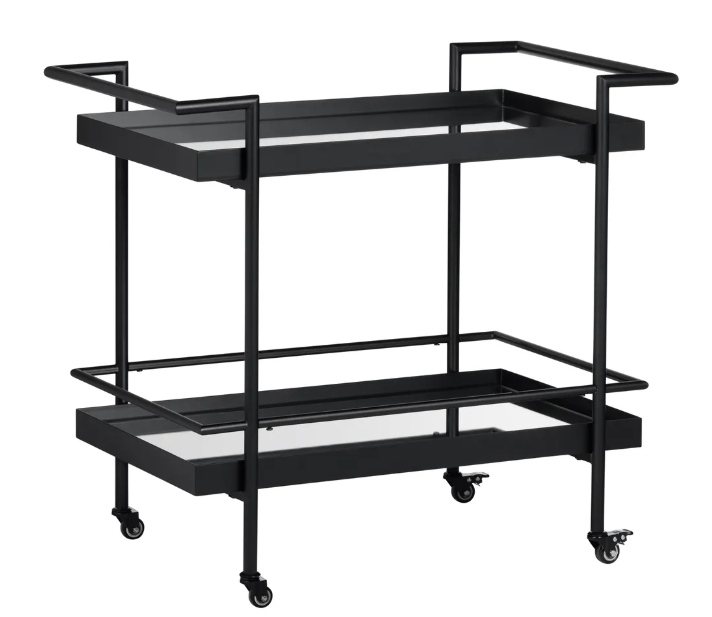 Carrito de Bar Crest, Negro